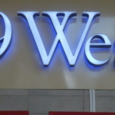 Acrylic Letter aka Bevel Edge Front lit
