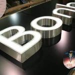 Metal Channel Letter Face lit
