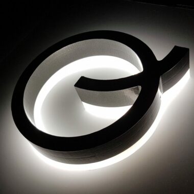 Metal Channel Letter Face lit